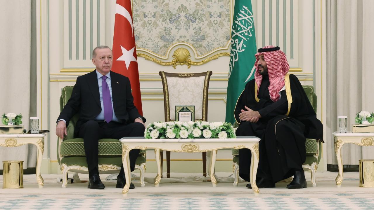 Cumhurbaşkanı Erdoğan, Suudi Arabistan Veliaht Prensi Selman ile görüştü