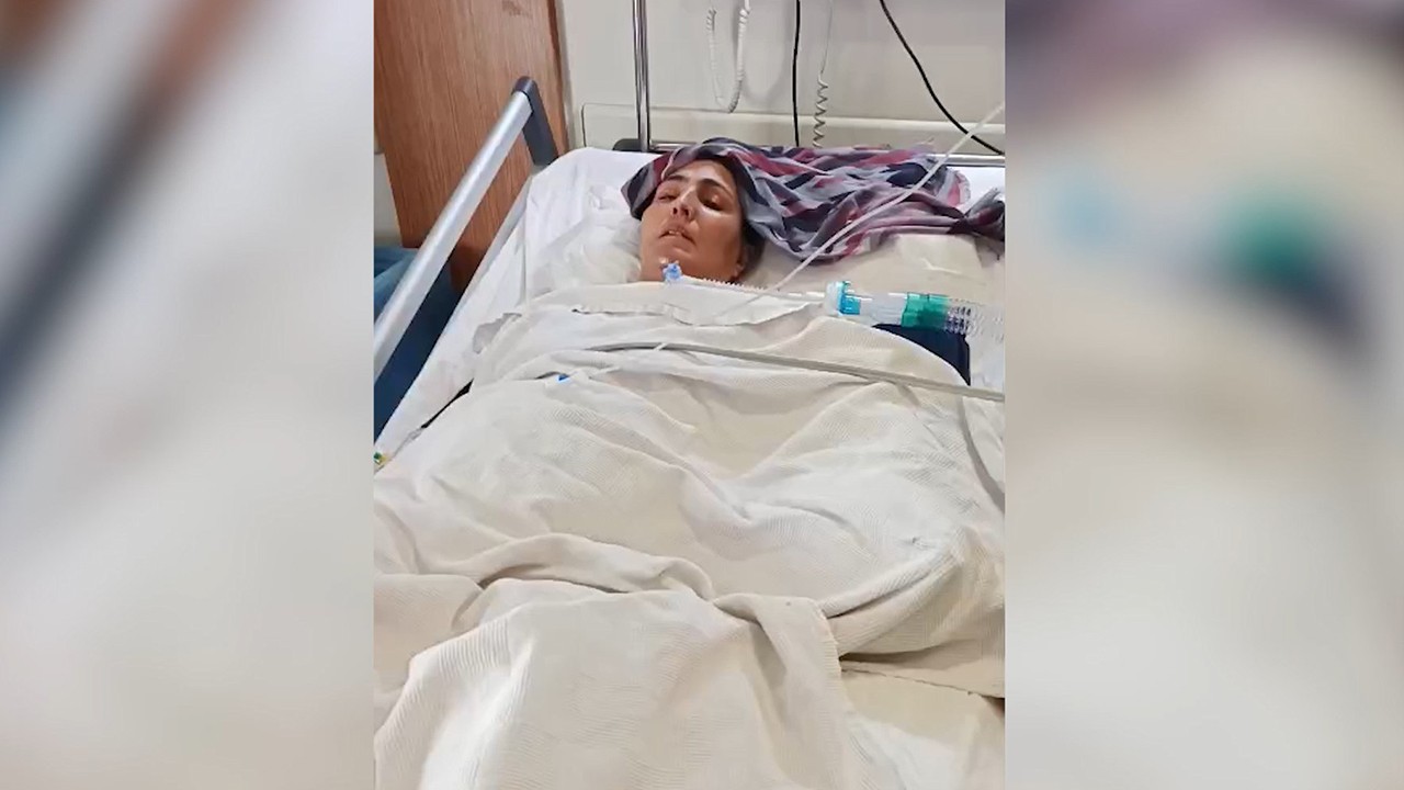 Eşinin dövüp, olayı kaza gibi göstermeye çalıştığı kadın, 54 gündür yoğun bakımda