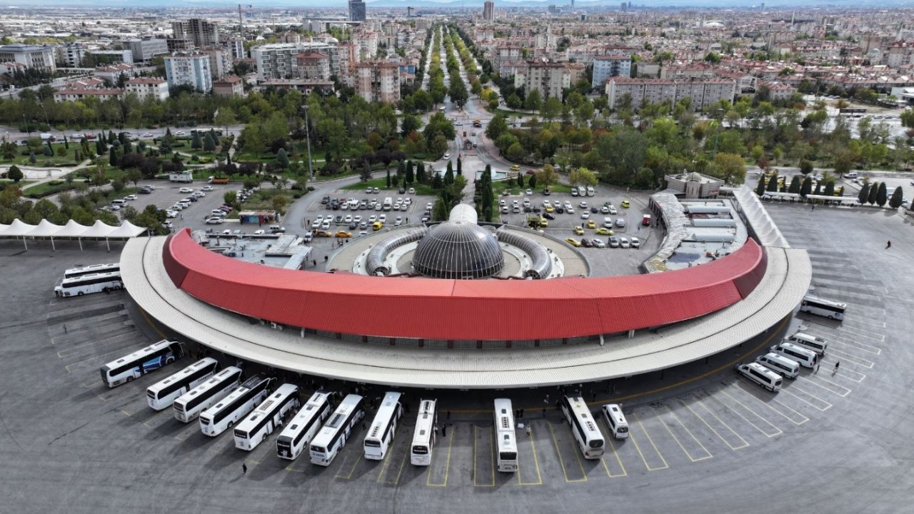 Konya Otogarı 2025'te 18 milyona yakın yolcuya hizmet verdi