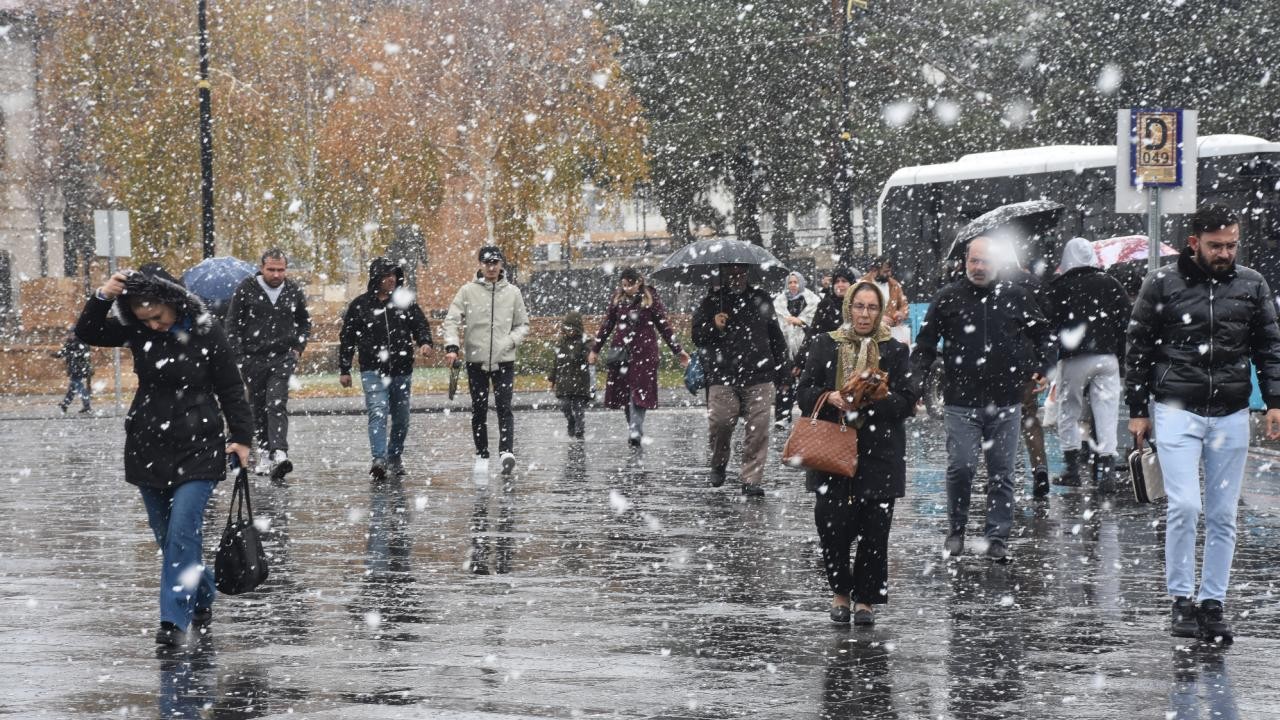 10 il için 'sarı' kodlu uyarı! Sağanak, fırtına ve kar bekleniyor