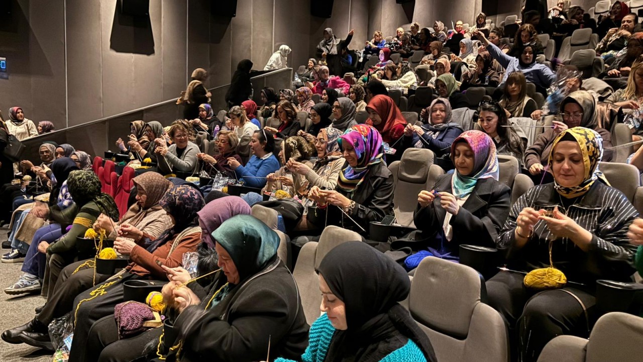 Konya’da örgü sinema dayanışması