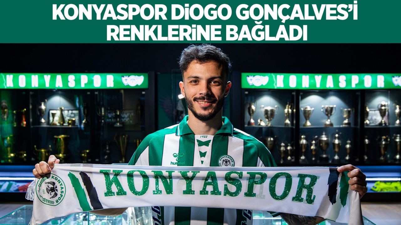 Konyaspor Diogo Gonçalves'i renklerine bağladı