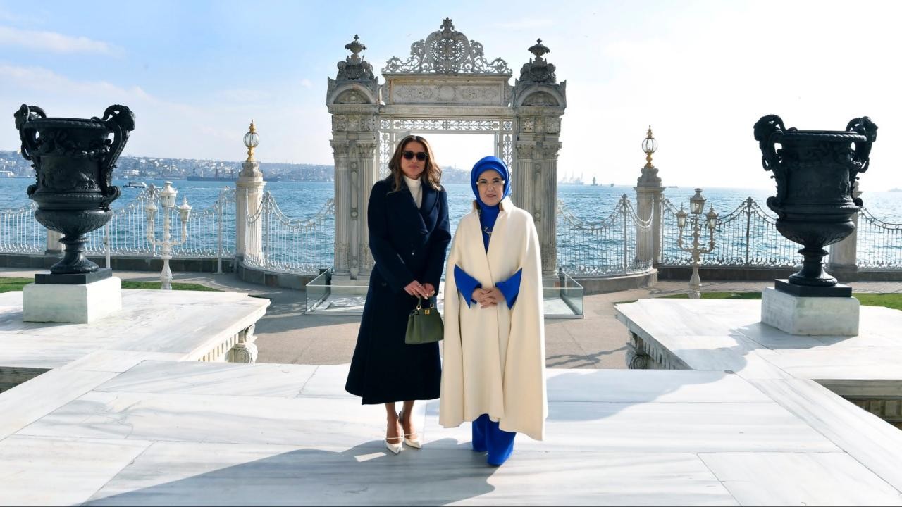 Emine Erdoğan, Ürdün Kraliçesi Rania ile bir araya geldi