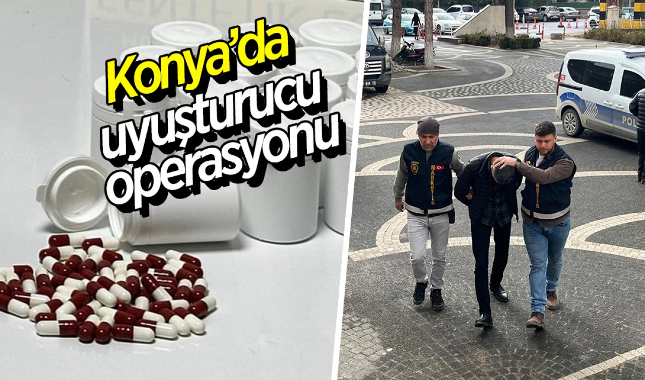 Konya'da uyuşturucu operasyonu