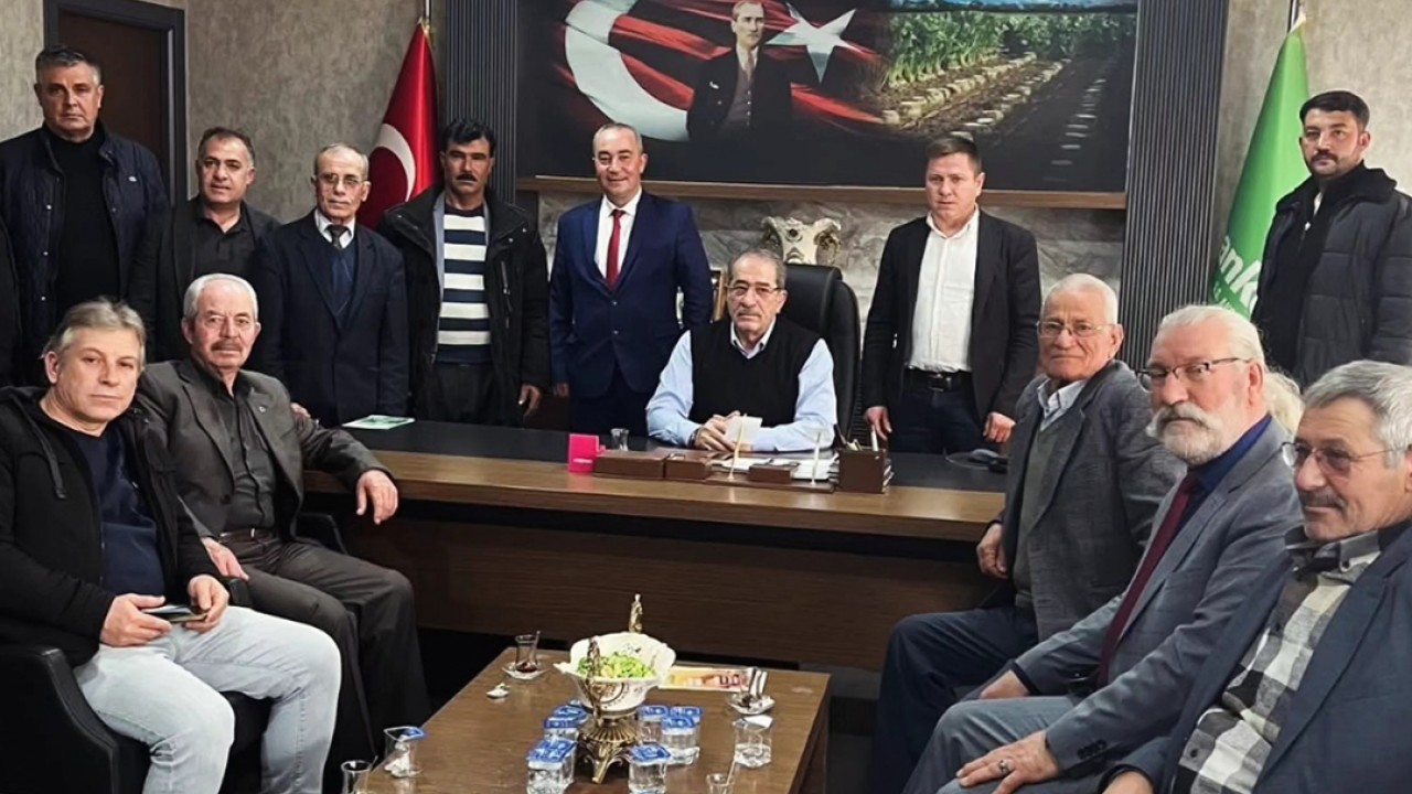 Muhtarlardan Kooperatif Başkanı Yazır’a ziyaret