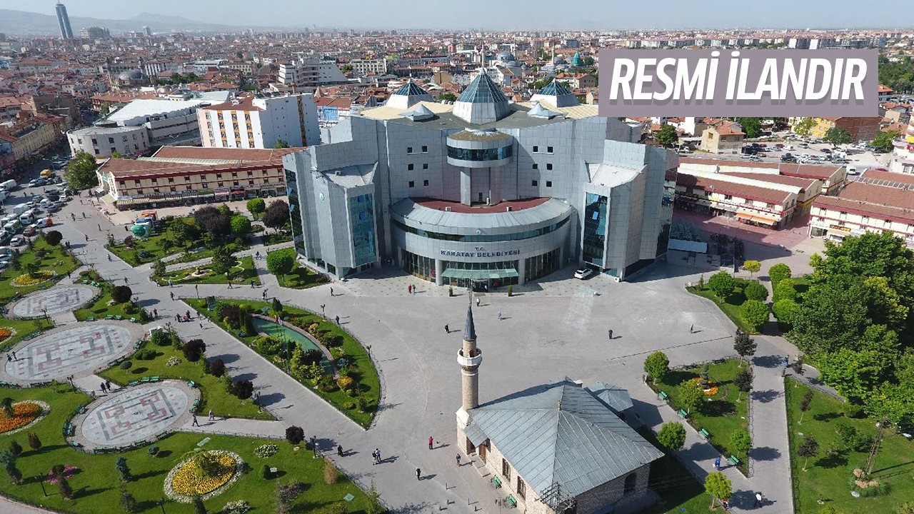 KARATAY BELEDİYE BAŞKANLIĞINDAN