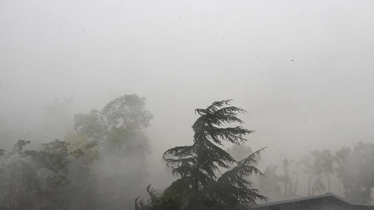 Meteorolojiden fırtına ve sağanak uyarısı