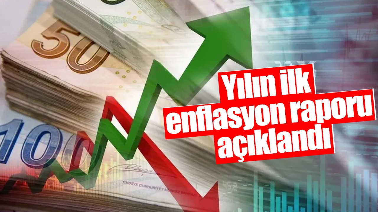 SON DAKİKA: Yılın ilk enflasyon raporu açıklandı