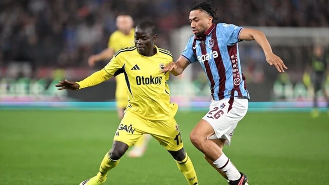 Fenerbahçe, Trabzonspor deplasmanında galip geldi