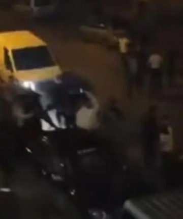 Kavga edenleri aracıyla ezdi! 9  kişi yaralandı