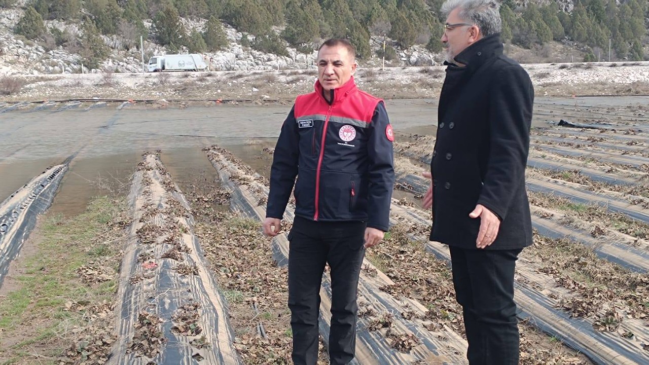 Konya Derebucak'ta su baskını! Gembos Ovası'nda ekinler zarar gördü