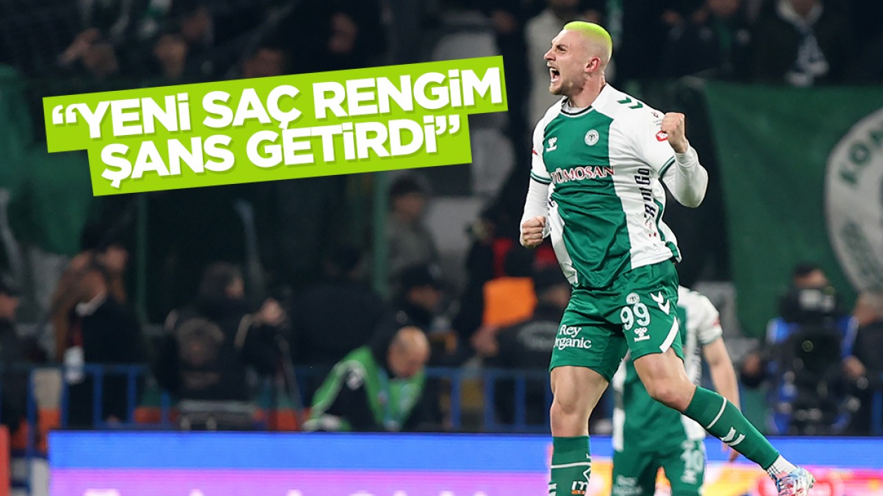 Konyasporlu Kramer: "Yeni saç rengim şans getirdi"