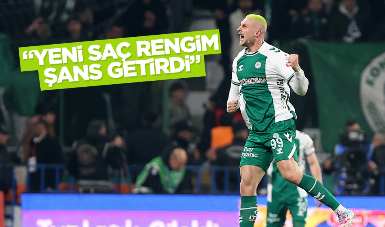 Konyasporlu Kramer: "Yeni saç rengim şans getirdi"