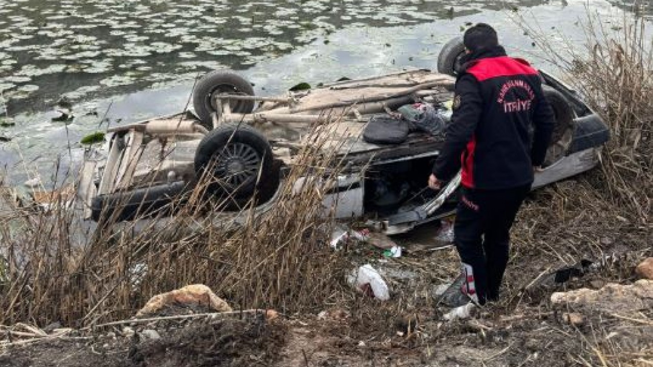 Gölete düşen otomobil sürücüsü hayatını kaybetti