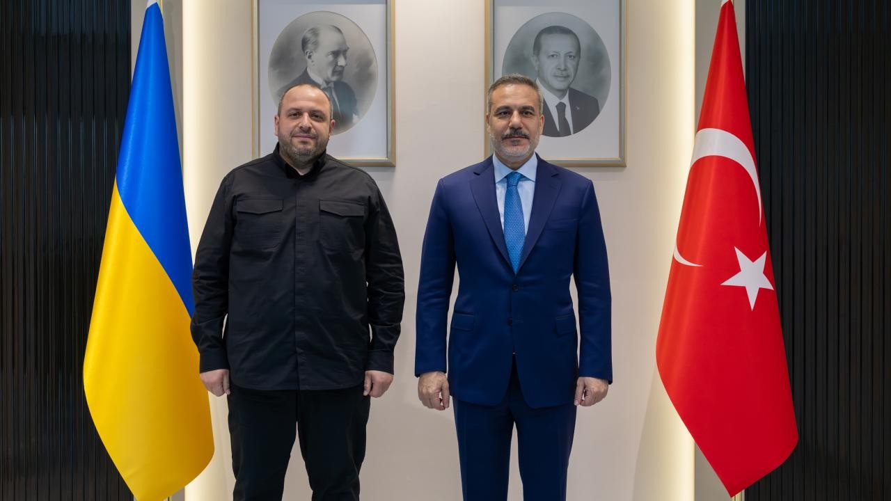 Bakan Fidan, Ukrayna Ulusal Güvenlik Sekreteri Umerov ile görüştü