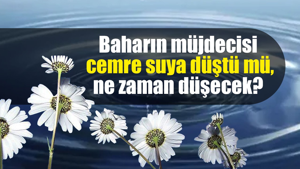 Baharın müjdecisi cemre suya düştü mü, ne zaman düşecek?