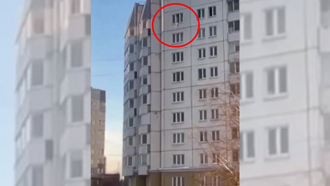 10. kattan düşen 18 aylık bebek böyle kurtarıldı