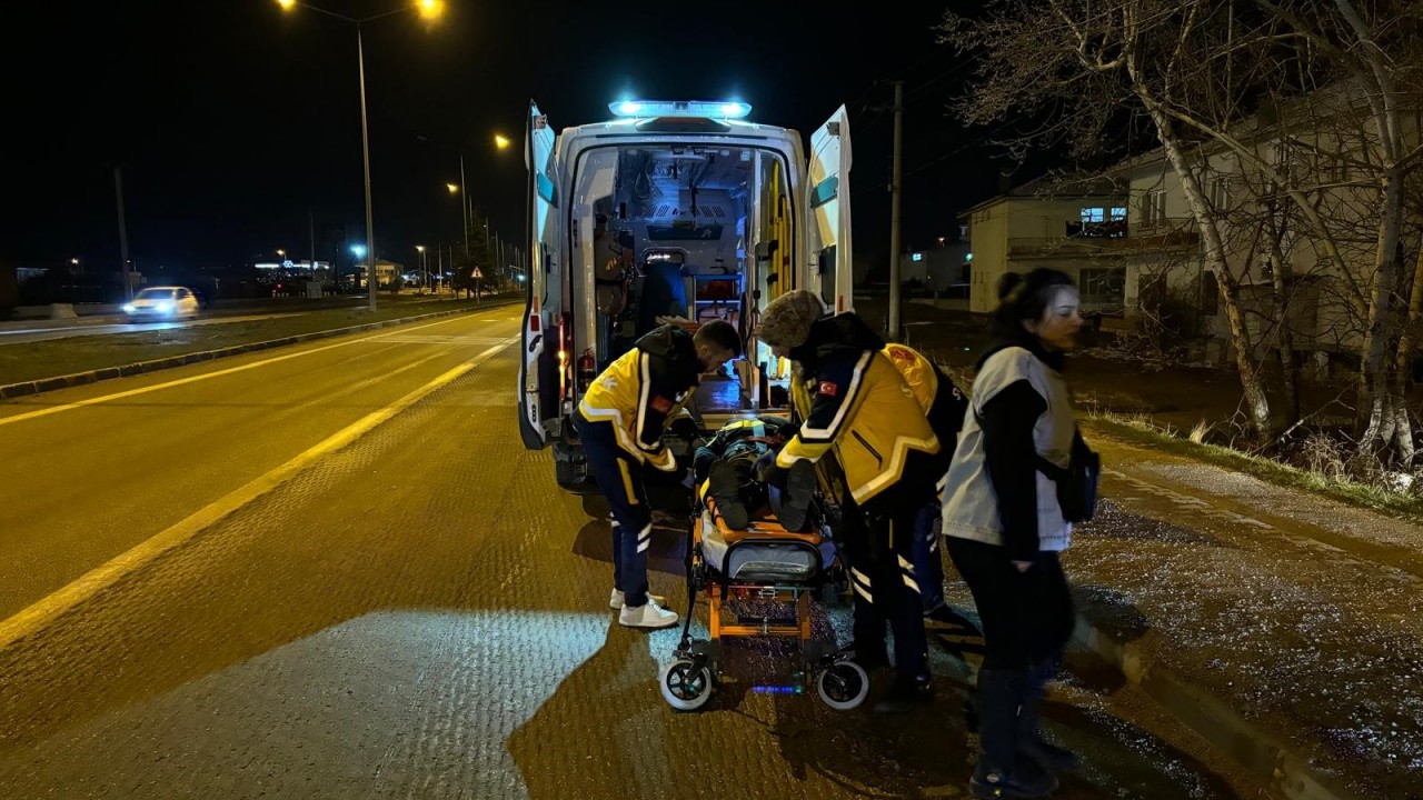 Konya'da motosiklet kazası! 1 yaralı