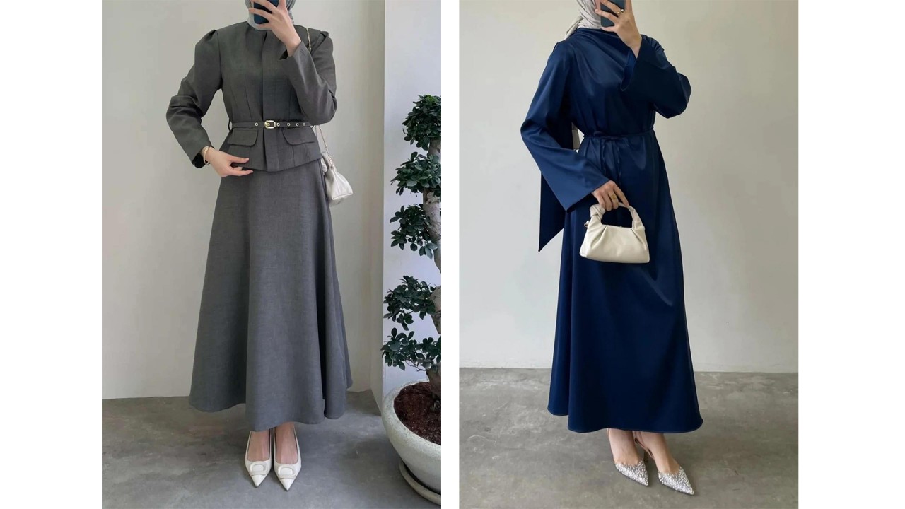 Nowan Store Tesettür Elbise ve Takım Modelleri ile Bayram Kombinleri