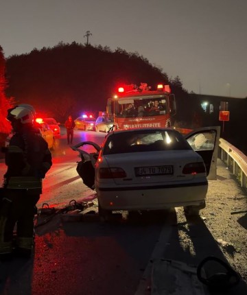İftar saatinde feci kaza: 1 ölü, 2 yaralı