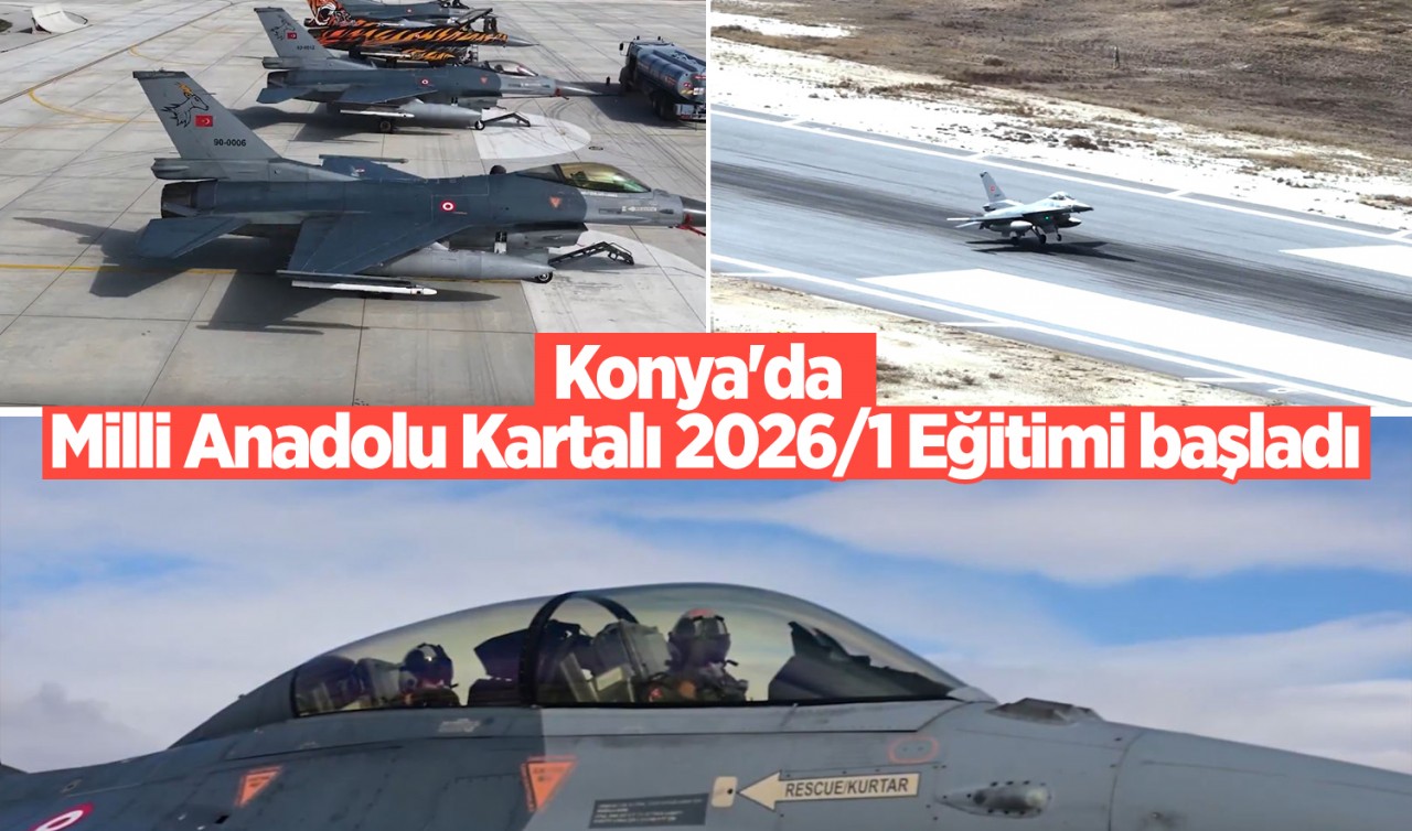 Konya'da Milli Anadolu Kartalı 2026/1 Eğitimi başladı