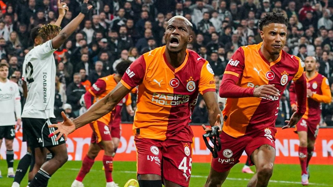 Süper Lig'deki derbide Galatasaray, Beşiktaş'ı 1-0 yendi