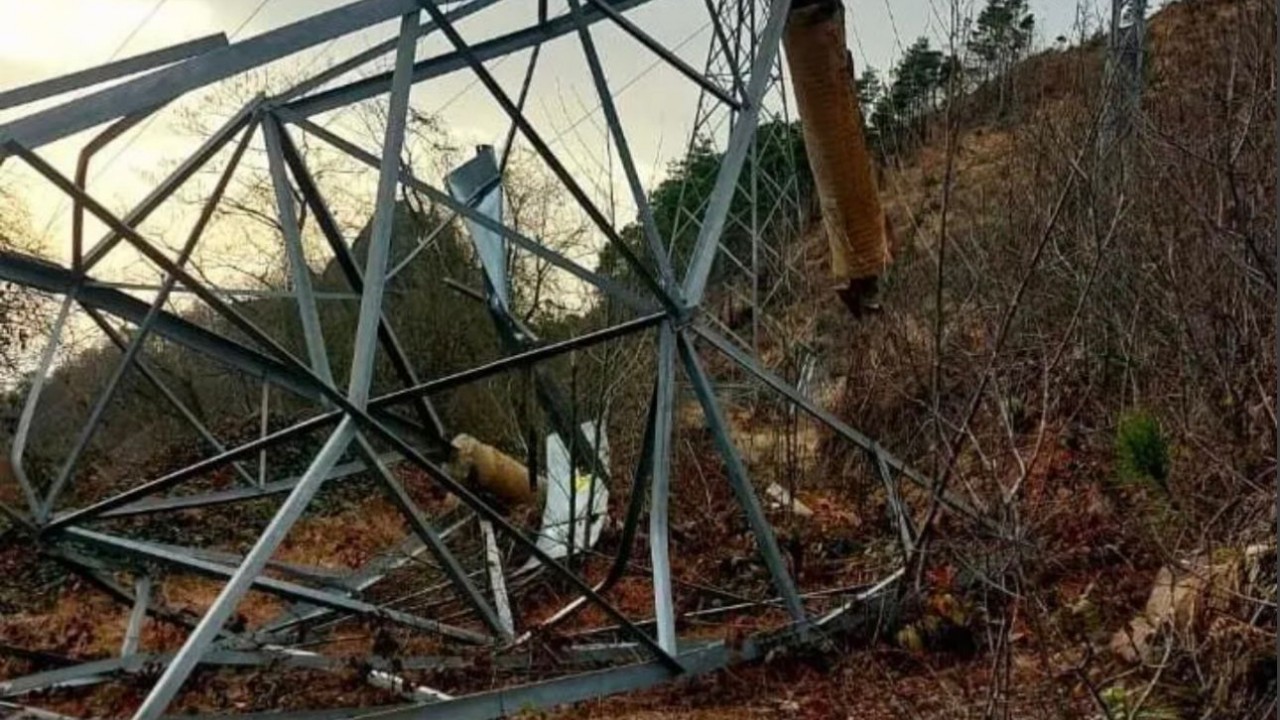 Vinç kiralayıp gerilim hattı kablolarını çaldılar