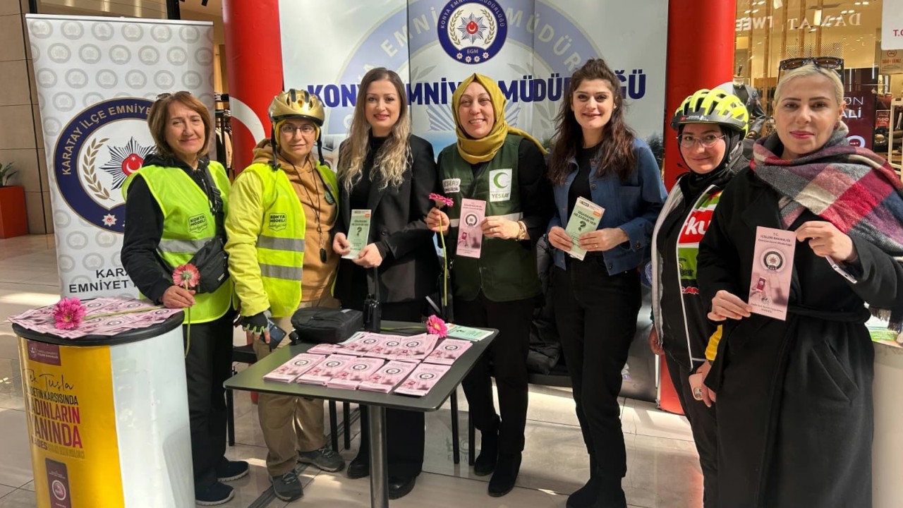 Konya polisi 8 Mart’ta KADES tanıtımı yaptı