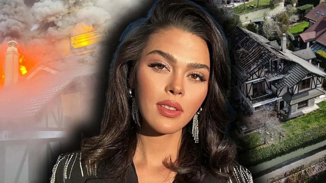 Ünlü oyuncu ölümden döndü! Evi alevlere teslim oldu