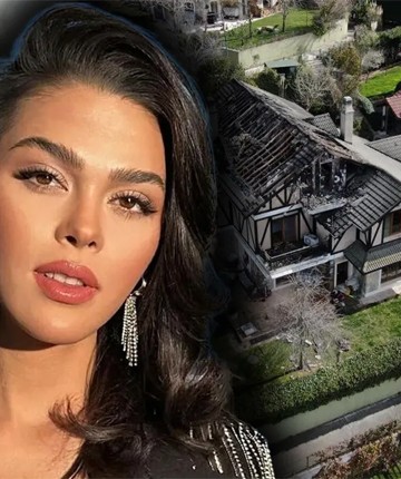 Ünlü oyuncu ölümden döndü! Evi alevlere teslim oldu