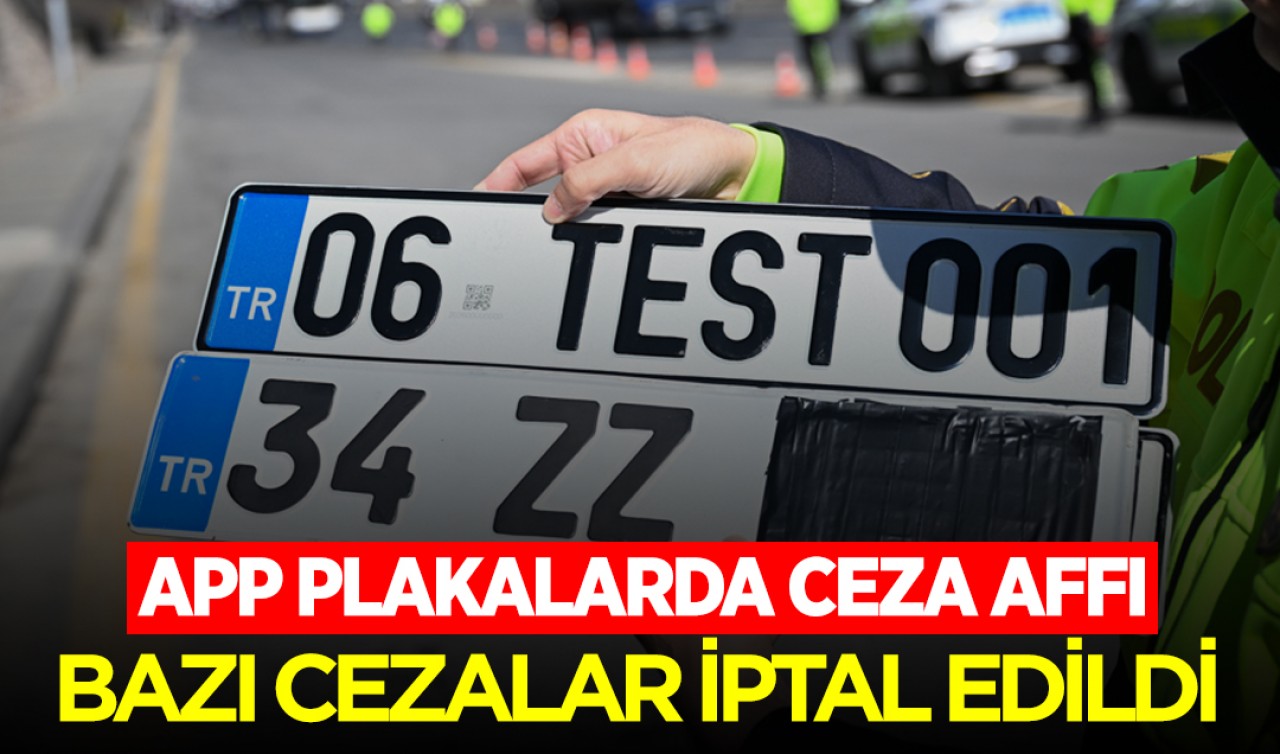 APP plakalarda ceza affı: Bazı cezalar iptal edildi