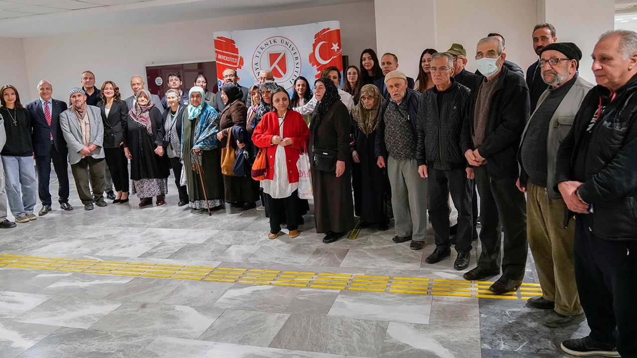 Konya Teknik Üniversitesi’nden yaşlılara anlamlı iftar buluşması