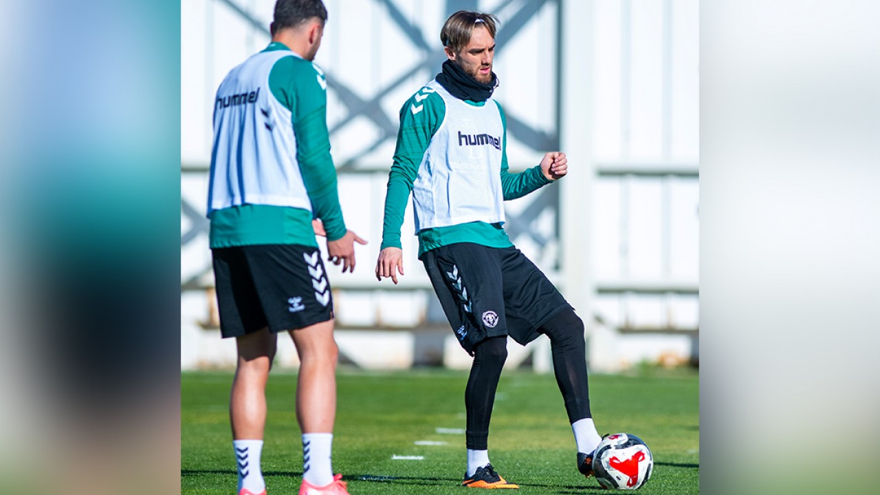 Konyaspor, Kocaelispor maçı hazırlıklarına devam ediyor