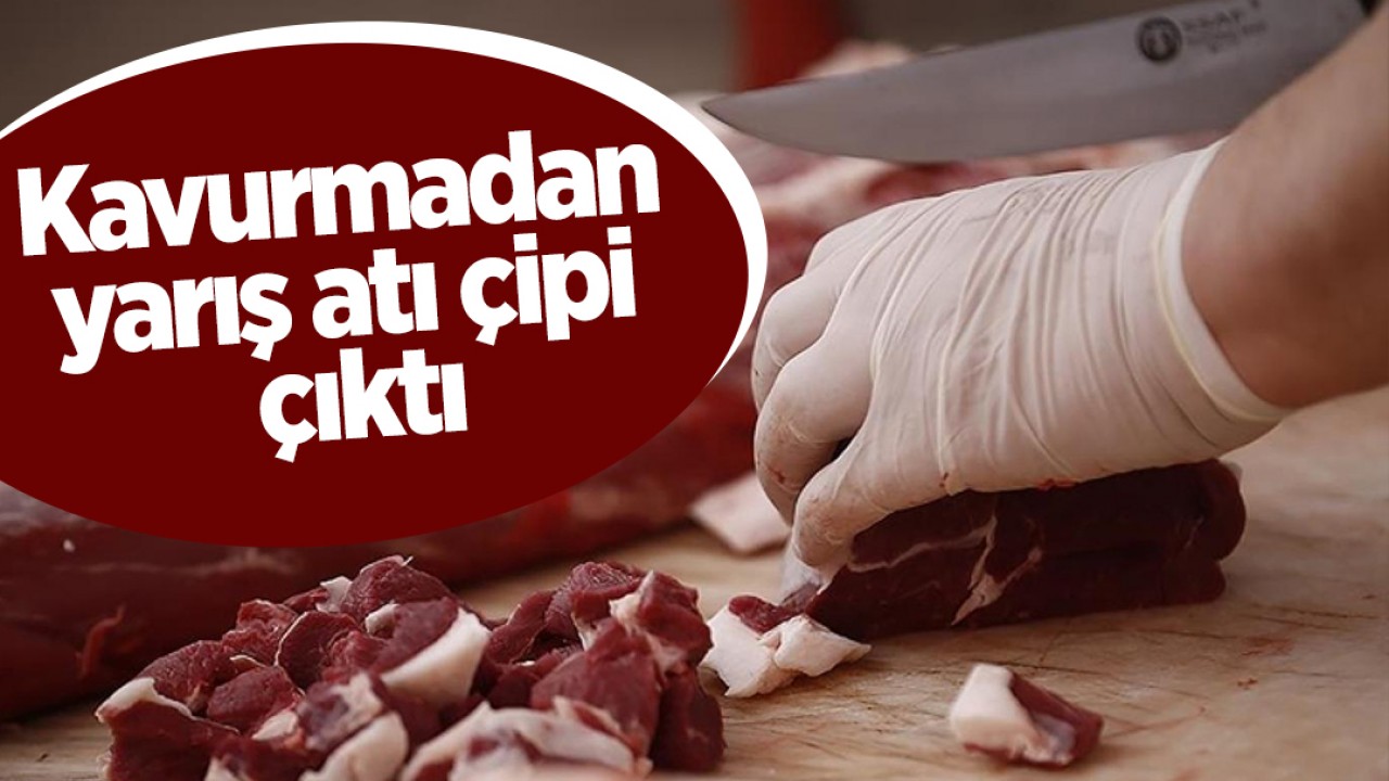 Belediye aşevinde skandal: Kavurmadan yarış atı çipi çıktı