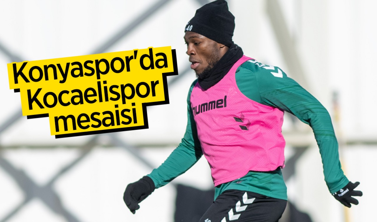 Konyaspor'da Kocaelispor hazırlıkları sürüyor