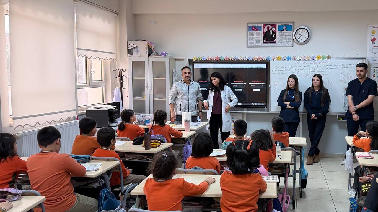 Seydişehir'de okulda sağlık taraması