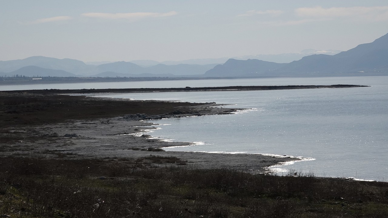 Burdur Gölü'nde su seviyesi 16 santim yükseldi
