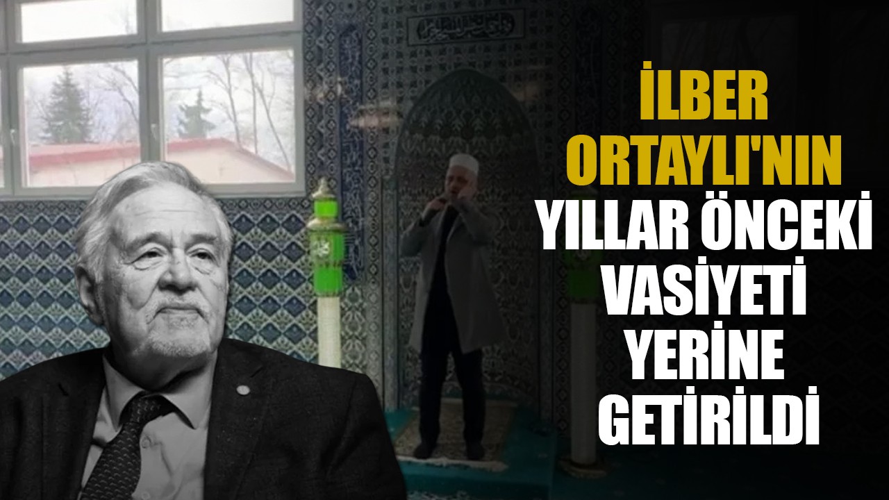İlber Ortaylı'nın yıllar önceki vasiyeti yerine getirildi: Sesine hayran kaldığı imam, selasını okudu