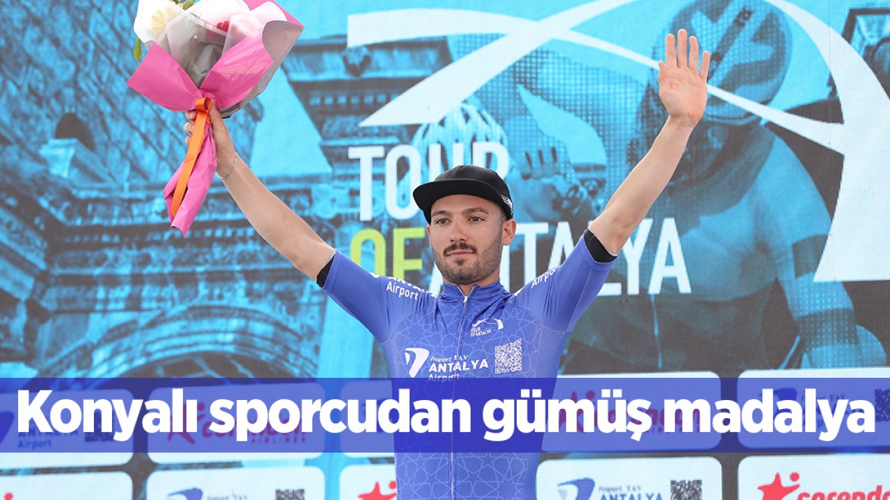 Konyalı sporcudan gümüş madalya