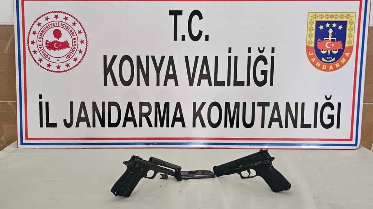 Konya’da jandarmadan silah operasyonu