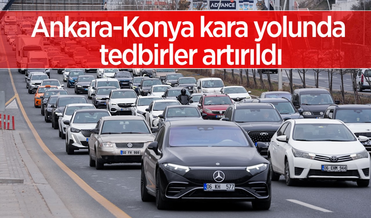 Ankara-Konya kara yolunda tedbirler artırıldı