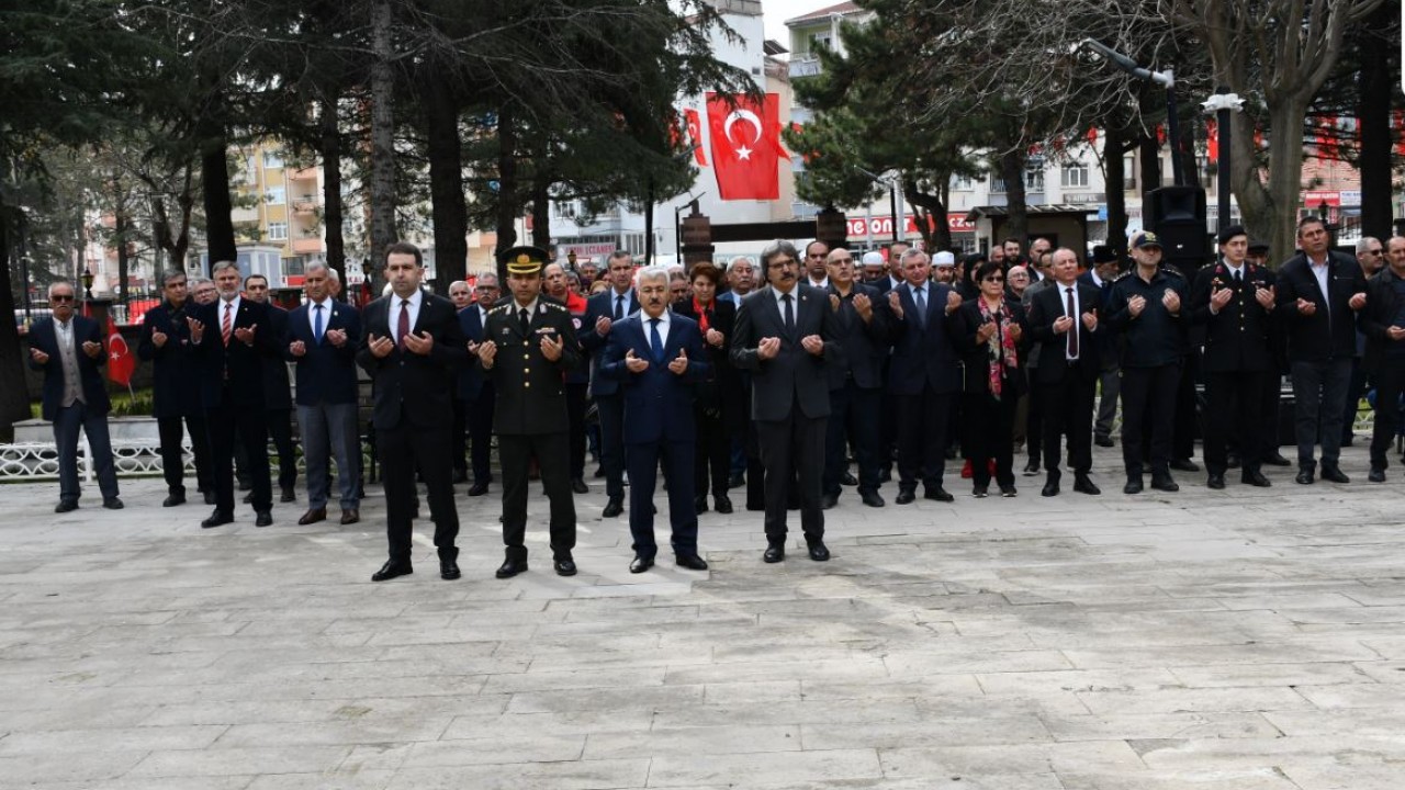 Beyşehir, Akşehir ve Hüyük'te şehitler anıldı