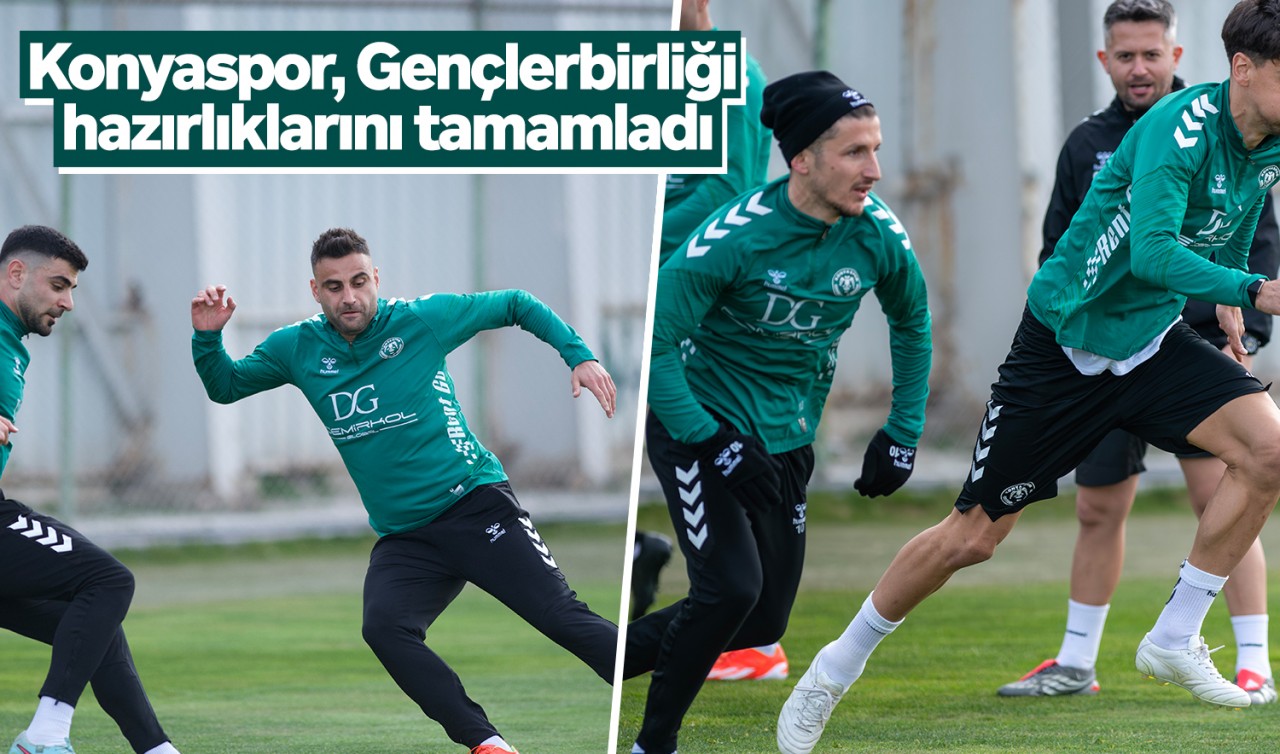 Konyaspor, Gençlerbirliği hazırlıklarını tamamladı
