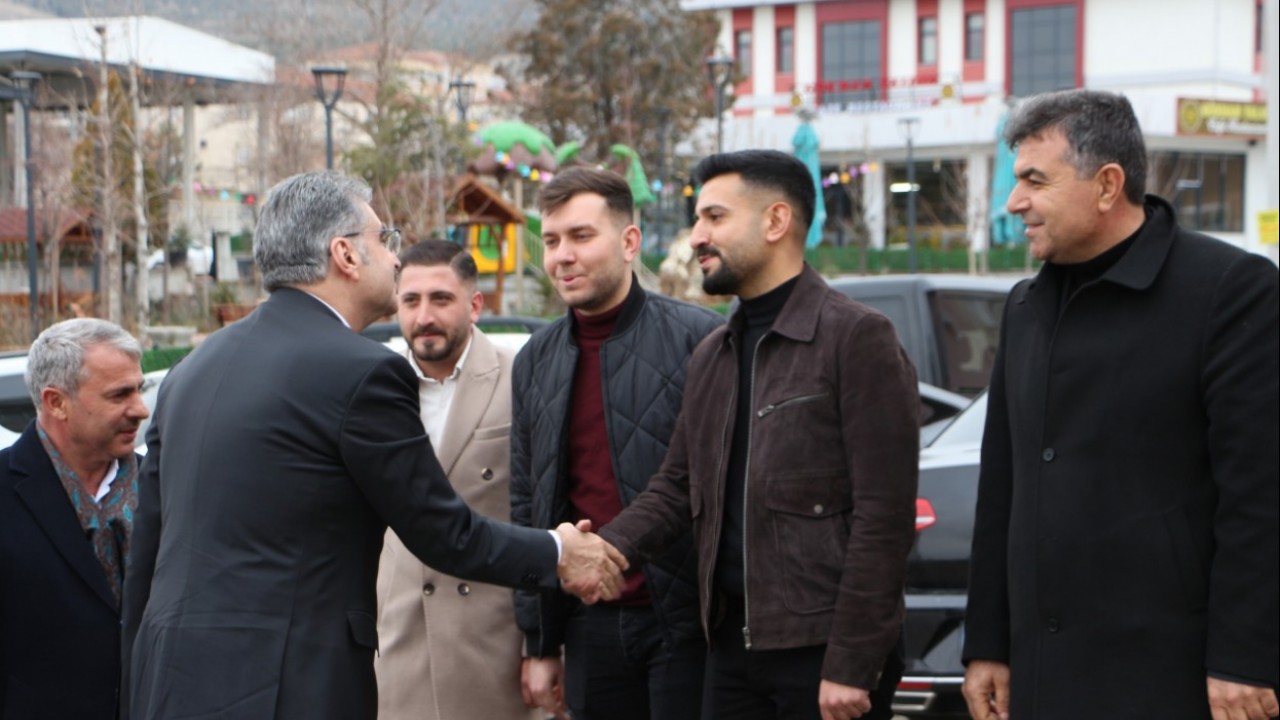 AK Parti Konya Milletvekili Orhan Erdem, Yunak'ta bayramlaşma programına katıldı