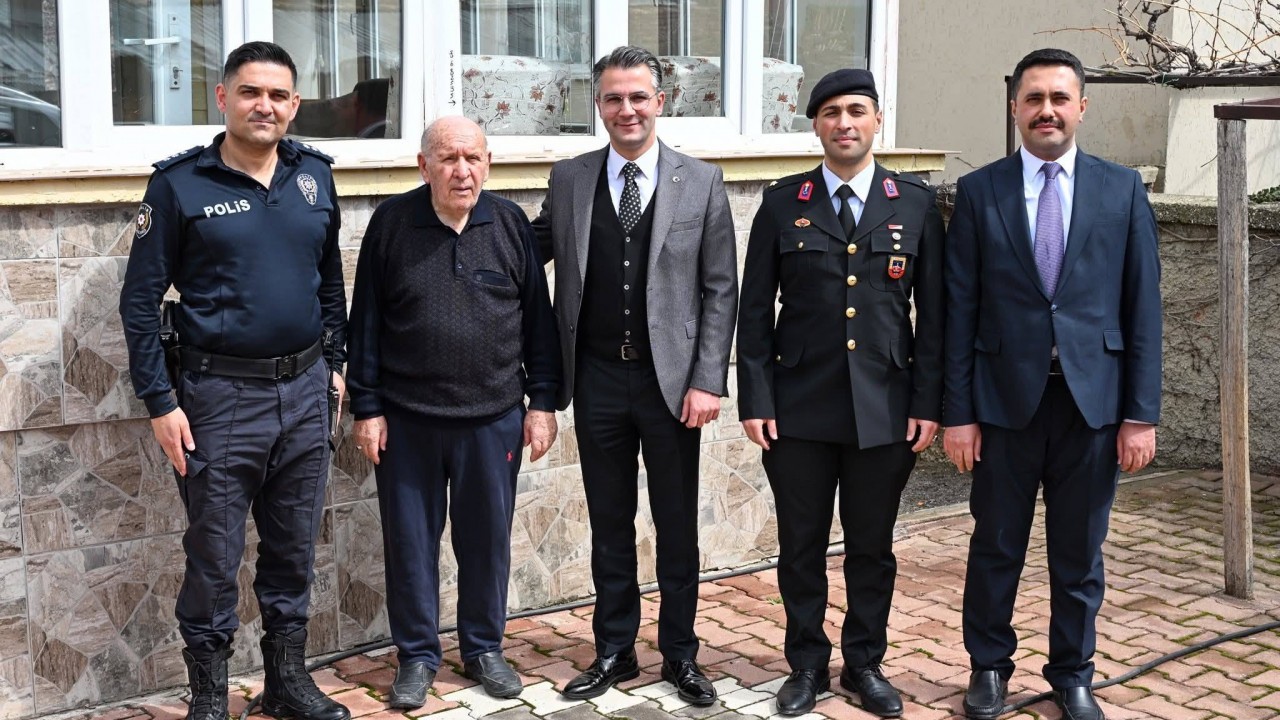 Kaymakam Canpolat'tan şehit ve gazi ailelerine bayram ziyareti