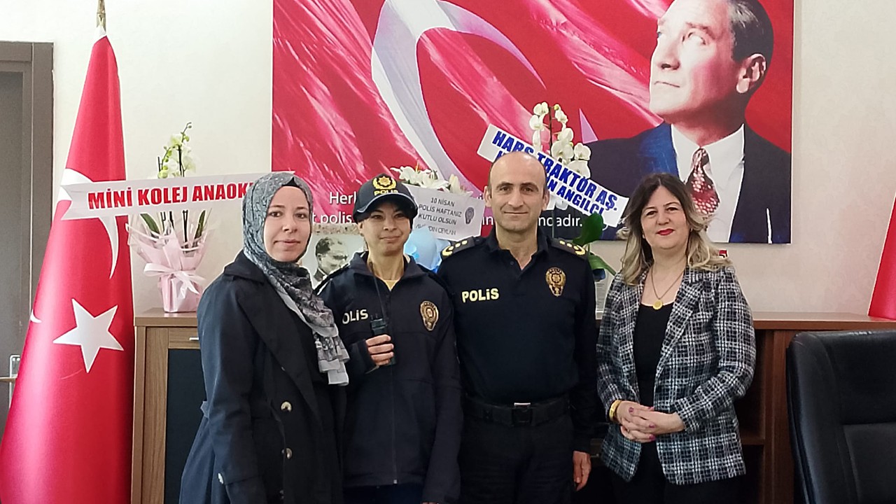 Akşehir’de Polis Haftası’nda anlamlı ziyaret: Özel öğrenciye üniformalı sürpriz