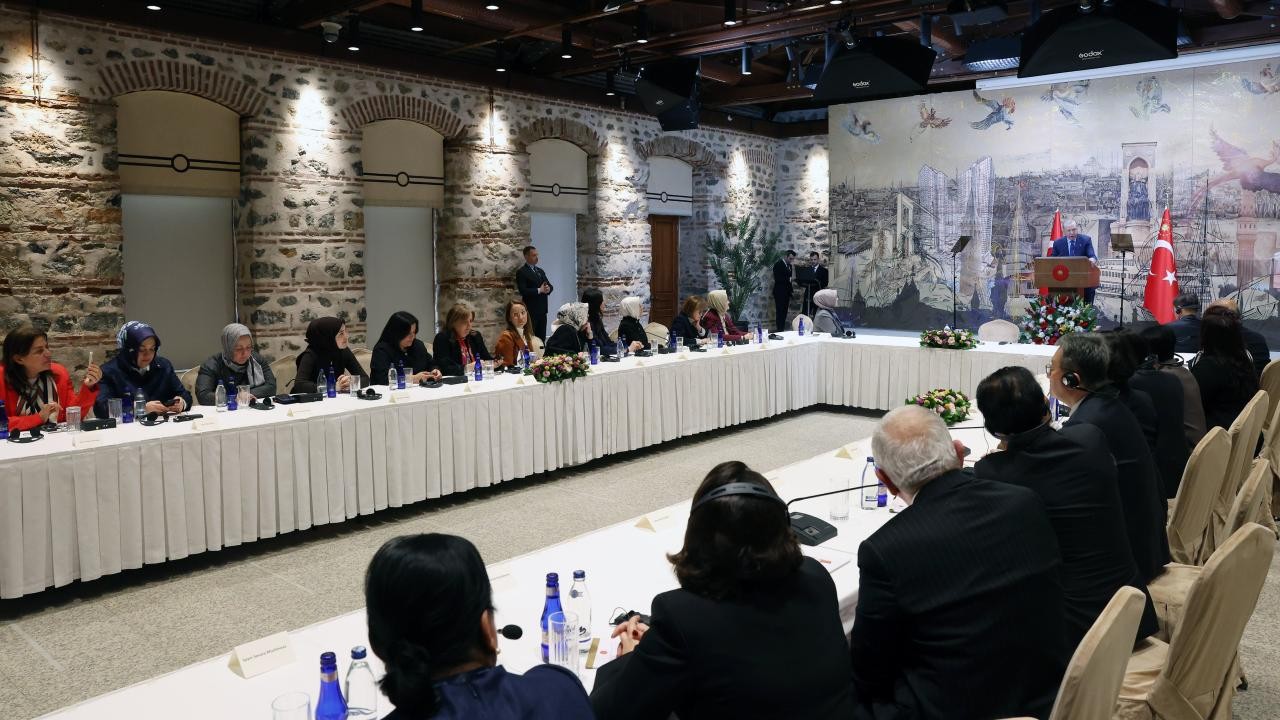 Cumhurbaşkanı Erdoğan, ICAPP Kadın Kolu Toplantısı katılımcılarını kabul etti