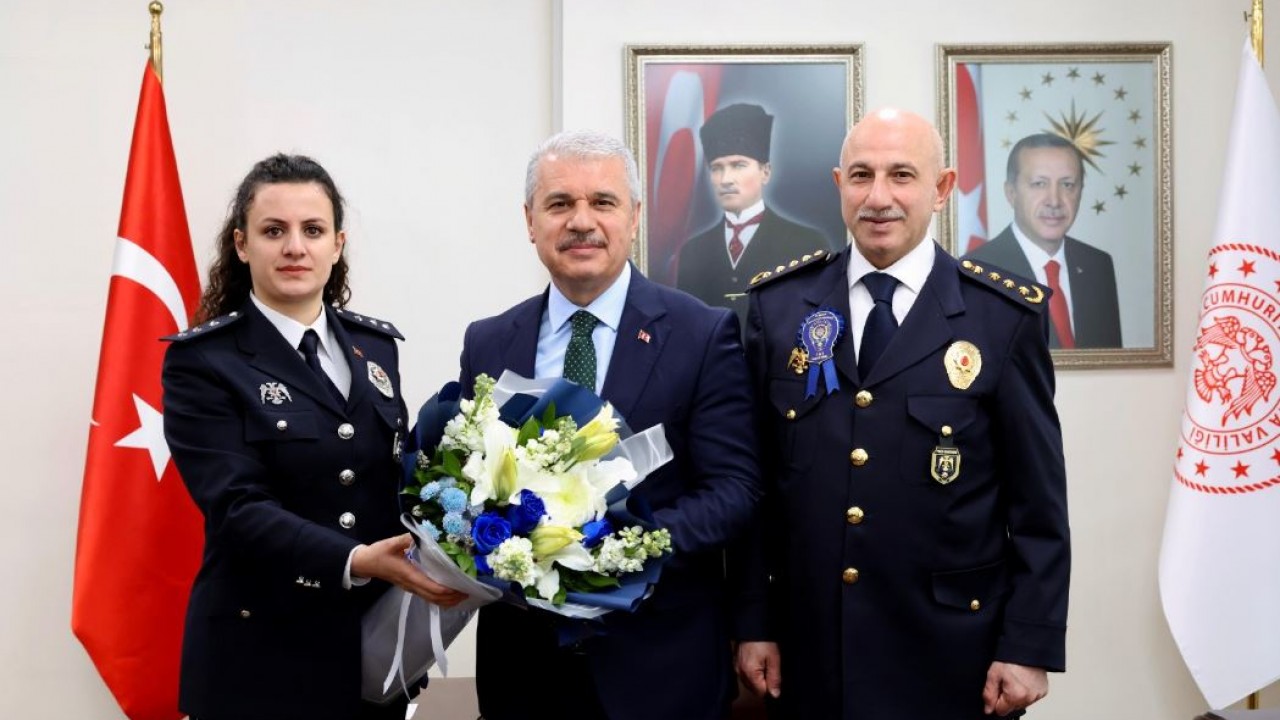 Konya polisi Türk Polis Teşkilatı 181’inci kuruluş yıl dönümünü kutluyor