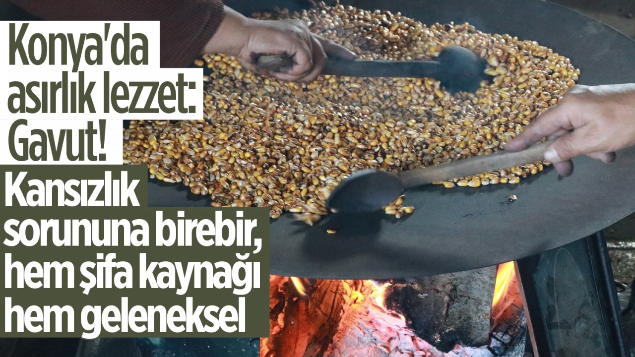Konya'da asırlık lezzet: Gavut! Kansızlık sorununa birebir, hem şifa kaynağı hem geleneksel