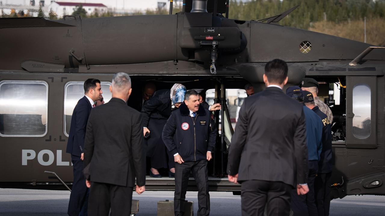 Bakan Çiftçi, Emniyet envanterine alınan T-70 helikopteriyle ilk uçuşunu gerçekleştirdi